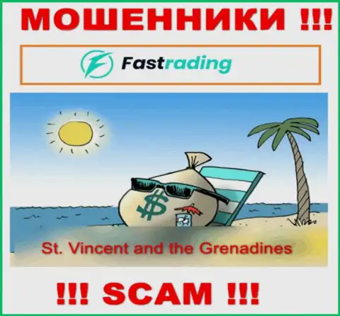 Оффшорные internet мошенники Фас Трейдинг скрываются здесь - Сент-Винсент и Гренадины