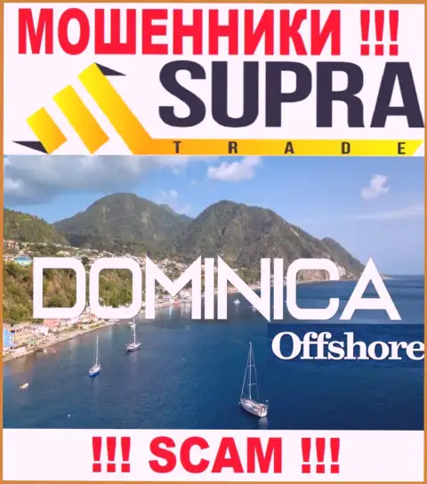 Контора Supra Trade похищает деньги людей, расположившись в оффшорной зоне - Dominica