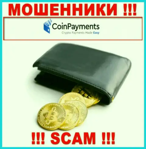 Будьте очень осторожны, сфера деятельности CoinPayments, Криптовалютный кошелек - это лохотрон !!!