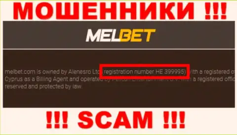 Регистрационный номер Alenesro Ltd - HE 399995 от кражи вкладов не сбережет