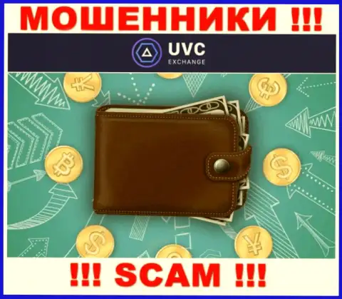 Крипто кошелек - именно в этом направлении оказывают свои услуги интернет мошенники UVCExchange