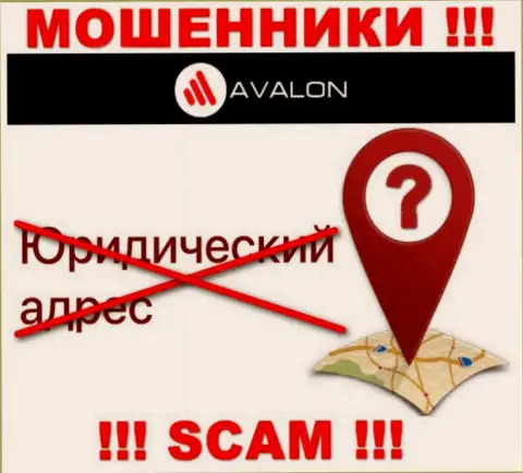 Выяснить, где конкретно раскинула сети организация AvalonSec Com нереально - инфу о адресе спрятали