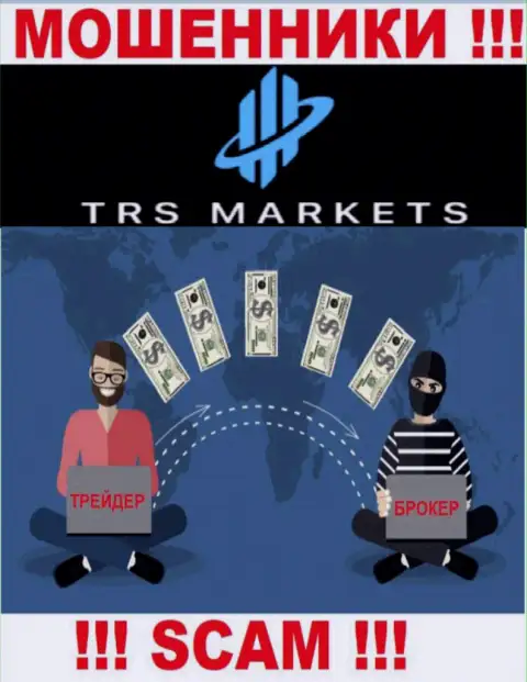 Рискованно взаимодействовать с брокерской конторой TRSMarkets - кидают валютных трейдеров