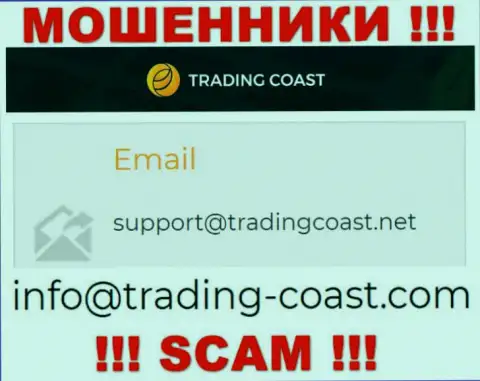По всем вопросам к интернет-ворам Trading Coast, можете писать им на адрес электронного ящика