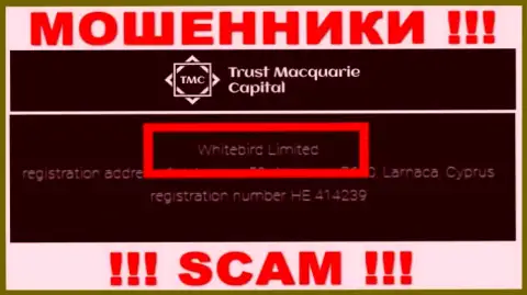 Номер регистрации, принадлежащий противозаконно действующей компании Trust-M-Capital Com - HE 414239