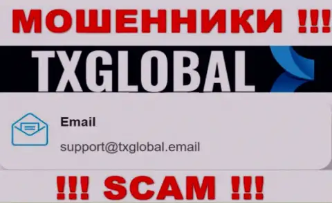 Довольно-таки рискованно общаться с интернет махинаторами TXGlobal, даже через их e-mail - обманщики