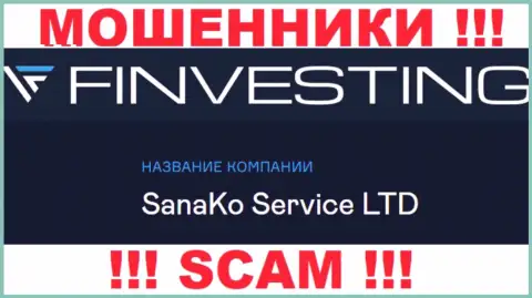 На официальном сайте SanaKo Service Ltd написано, что юр лицо конторы - SanaKo Service Ltd