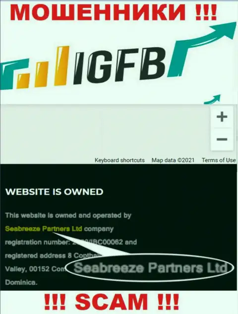 Seabreeze Partners Ltd управляющее конторой IGFB One