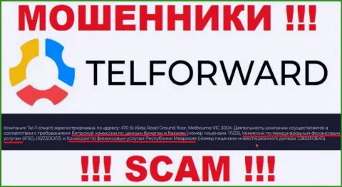 TelForward Net и курирующий их неправомерные деяния орган (FSC), являются мошенниками