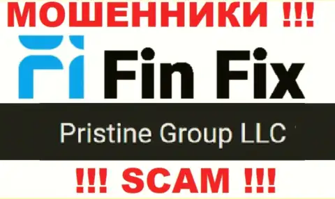 Юридическое лицо, владеющее internet аферистами FinFix World - это Pristine Group LLC