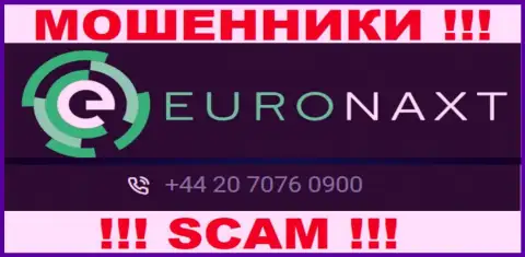 С какого именно телефонного номера Вас станут накалывать звонари из EuroNax неизвестно, осторожно