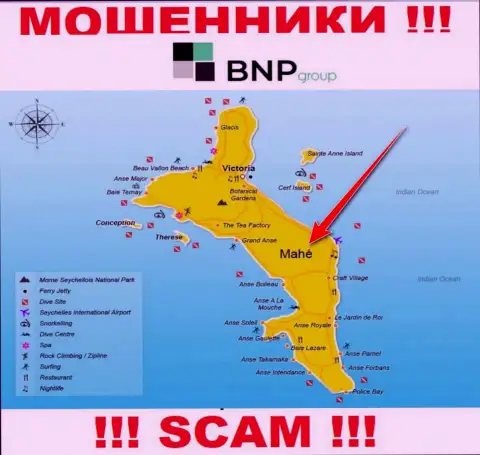 BNP-Ltd Net имеют регистрацию на территории - Mahe, Seychelles, избегайте совместного сотрудничества с ними
