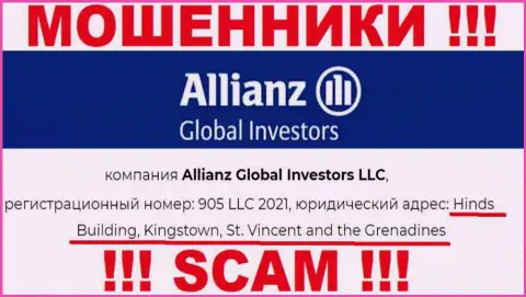 Офшорное месторасположение Allianz Global Investors по адресу - Hinds Building, Kingstown, St. Vincent and the Grenadines позволило им безнаказанно обманывать