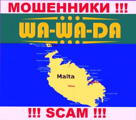 Malta - именно здесь юридически зарегистрирована контора Ва-Ва-Да Ком