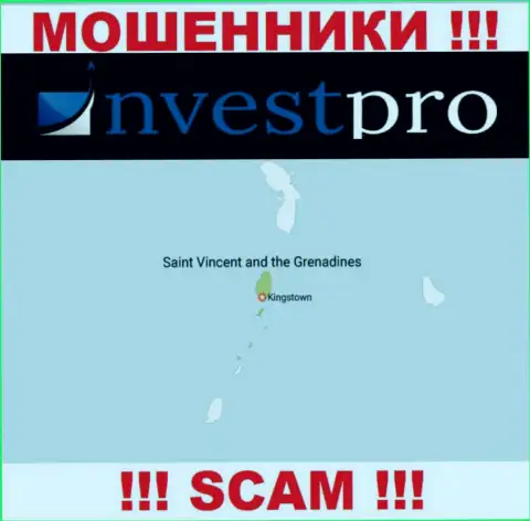 Мошенники NvestPro зарегистрированы на офшорной территории - St. Vincent & the Grenadines