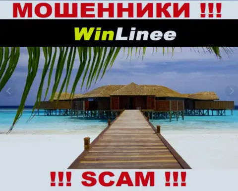 Не попадите в грязные руки internet мошенников WinLinee Com - скрыли сведения о адресе регистрации