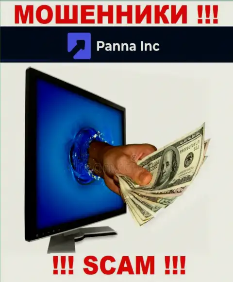 Довольно-таки рискованно соглашаться совместно работать с организацией PannaInc Com - опустошат карманы