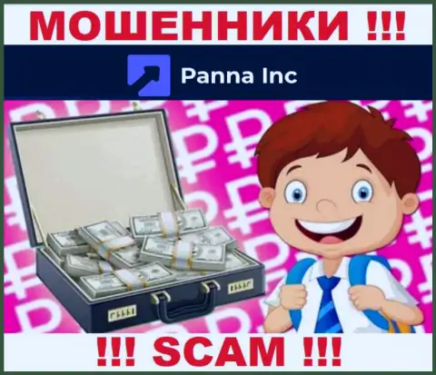 Panna Inc ни рубля Вам не отдадут, не покрывайте никаких комиссионных сборов