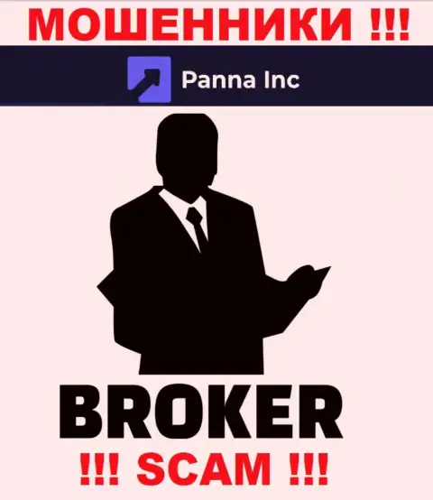 Брокер - именно в таком направлении предоставляют услуги интернет-махинаторы Панна Инк