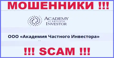 ООО Академия Частного Инвестора - это владельцы организации Academy Private Investment