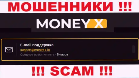 Не контактируйте с мошенниками MoneyX через их e-mail, указанный у них на онлайн-сервисе - обведут вокруг пальца