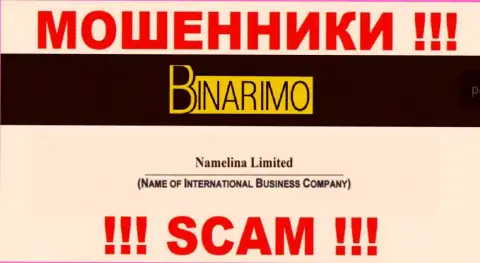 Юридическим лицом Namelina Limited является - Намелина Лимитед