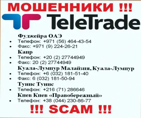 Аферисты из организации ТелеТрейд, в поисках доверчивых людей, звонят с различных номеров телефонов
