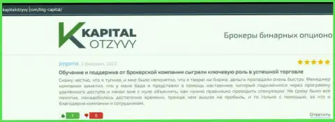 Портал kapitalotzyvy com также представил информационный материал о дилинговой компании BTG Capital