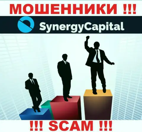 SynergyCapital Cc предпочитают анонимность, информации о их руководстве вы найти не сможете