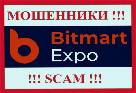 Лого ОБМАНЩИКА Bitmart Expo